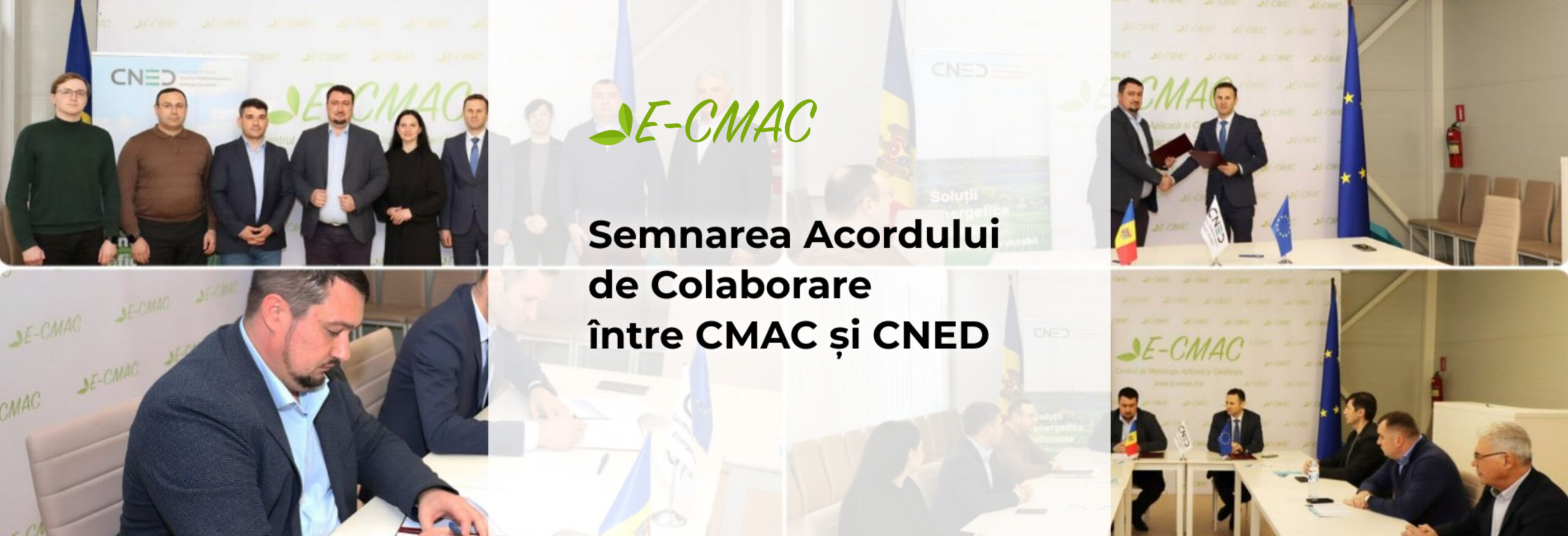 Semnarea Acordului de Colaborare între CMAC și CNED pentru eficiență energetică și inovare.