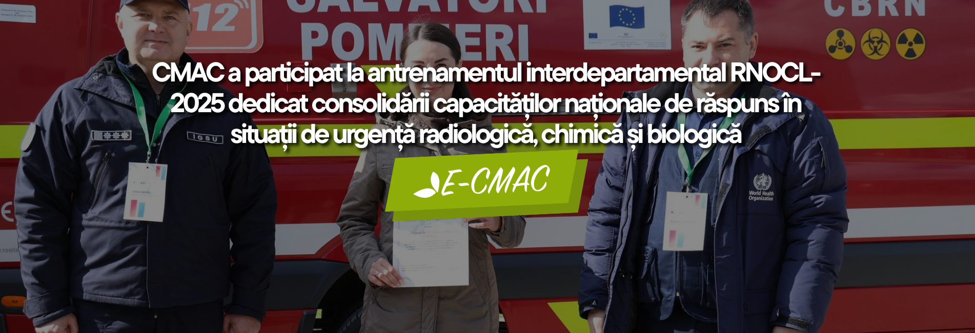 Specialiștii CMAC la exercițiul interdepartamental RNOCL-2025