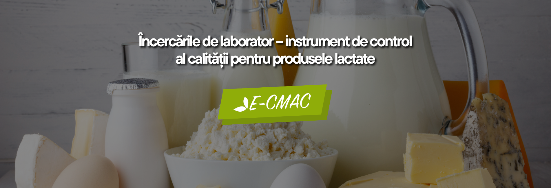 Produse lactate pe masă – lapte, brânză și ouă, simbol al controlului calității prin încercări de laborator