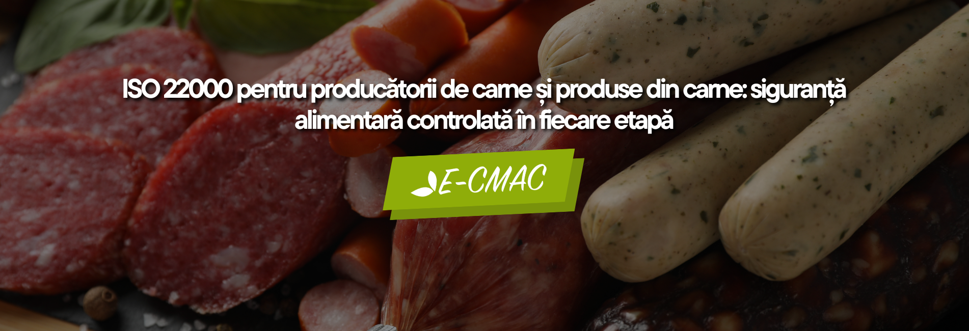 Aplicarea cerințelor ISO 22000 în procesarea produselor din carne