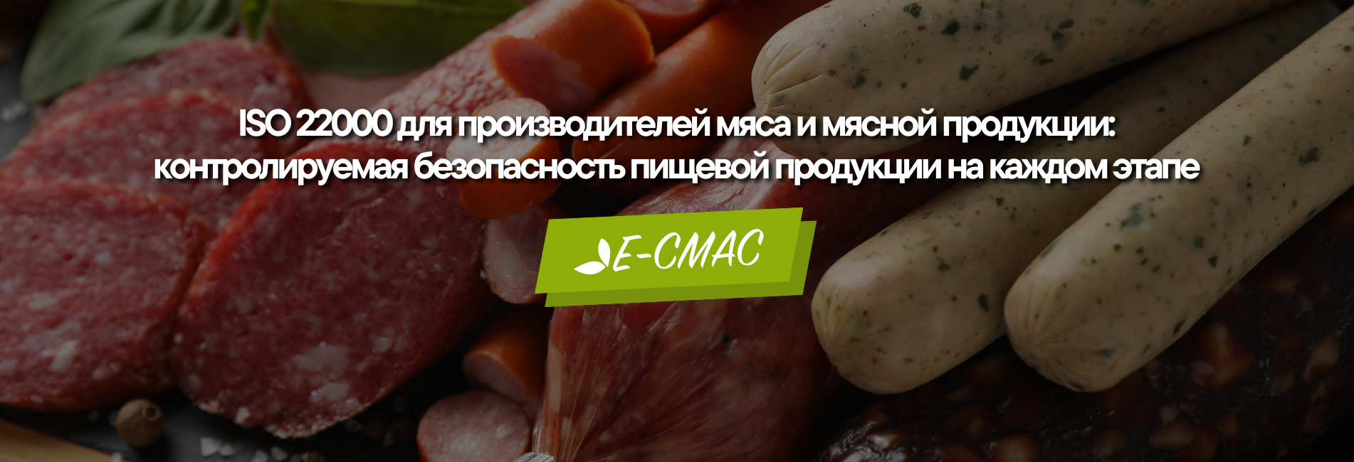 Применение требований ISO 22000 при производстве мясной продукции