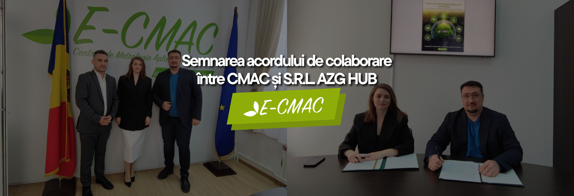 Semnarea acordului de colaborare între CMAC și S.R.L. AZG HUB